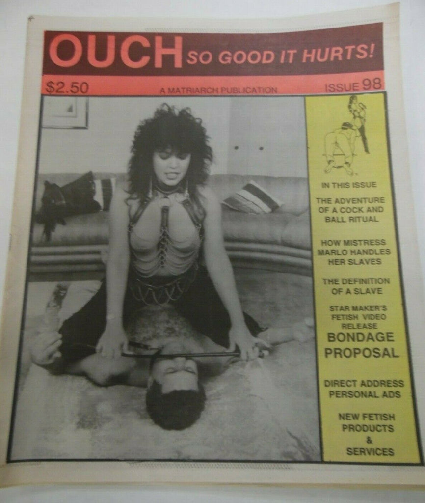 Ouch Fetish Newspaper Cock And Ball Ritual #98 1994 120719lm-ep