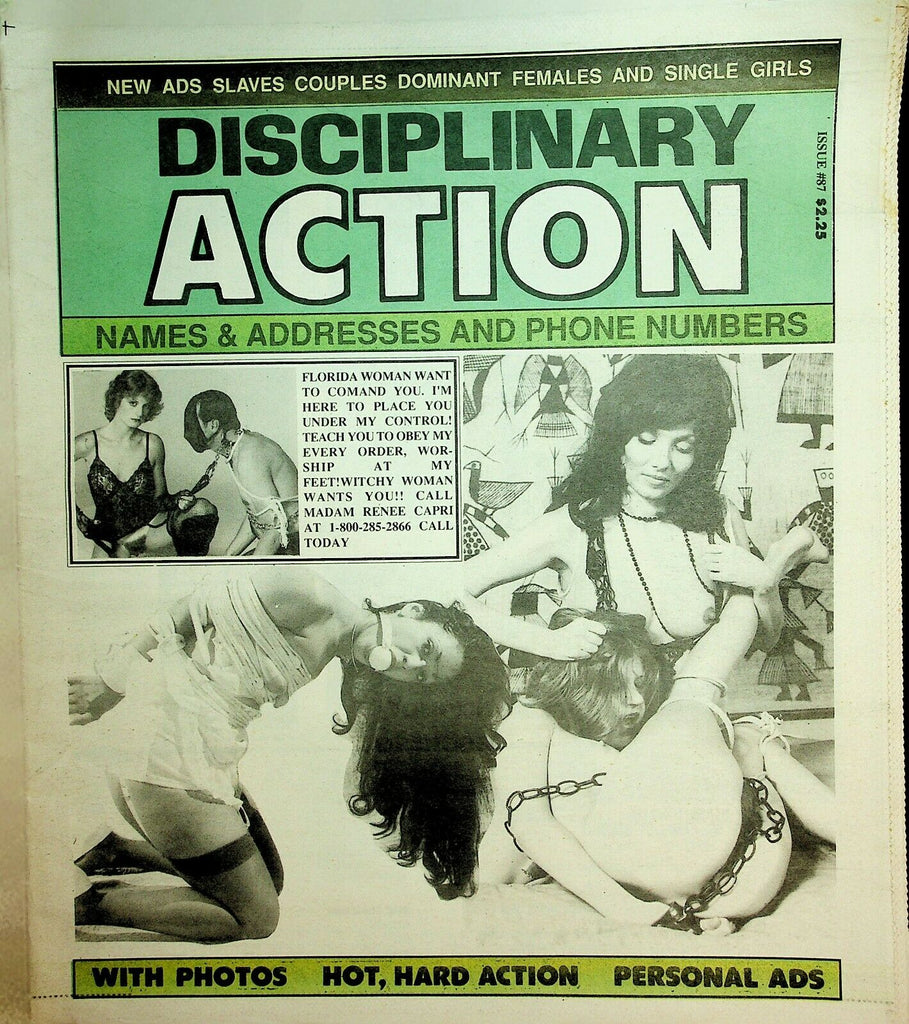 Disciplinary Action Fetish Contact Newspaper #87 022020lm-ep
