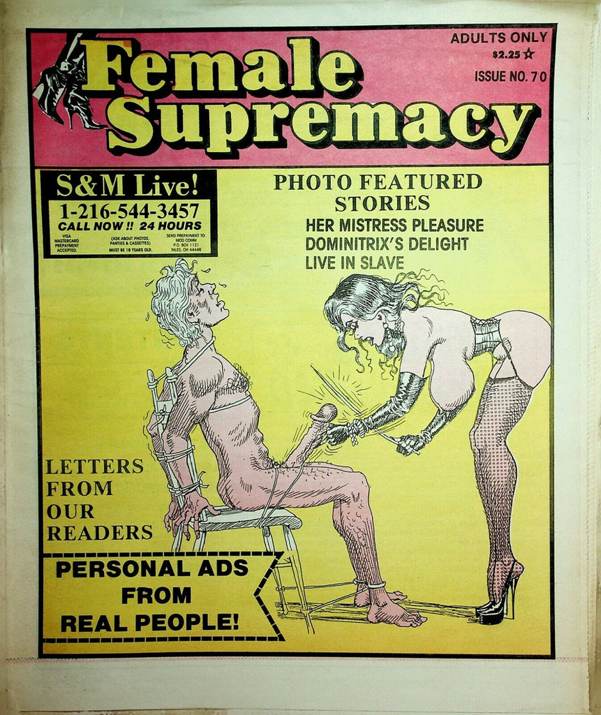 Female Supremacy Newspaper Dominiatrix's Delight #70 022120lm-ep2