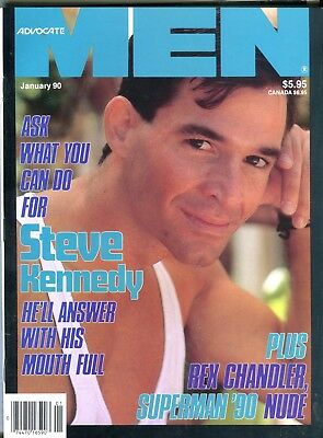 Advocate Men Gay Magazine Steve Kennedy January 1990 110817lm-ep3 - New