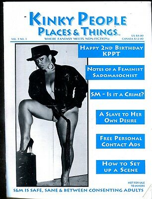 Kinky People Places & Things Magazine Contact Ads vol.3 #1 1993 041918lm-ep