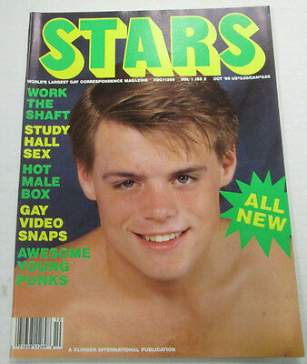 Stars Gay Adult Magazine Gary Justice Vol.1 October 1986 ex 102014lm-ep