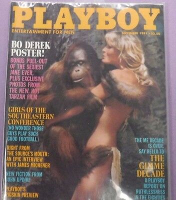Playboy Magazine Bo Derek September 1981 w/Poster 030713lm-epa