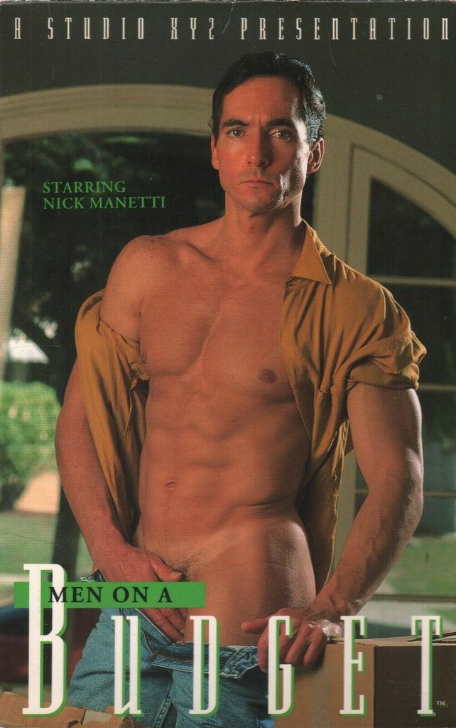 Men on a Budget Nick Manetti Randy King Gay Male Adult VHS 112219AMP