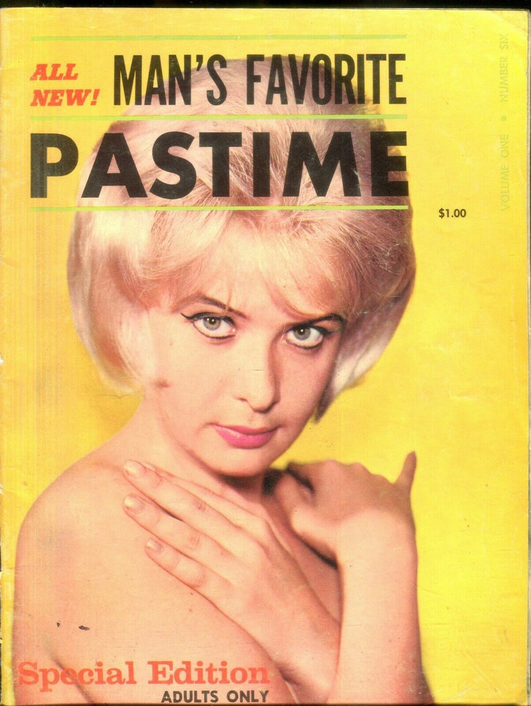 Unbranded Man's Favorite Pastime Magazine vol.1 #6 1960's 032119lm-ep