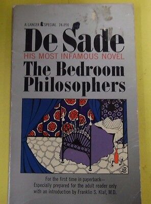 The Bedroom Philosophers Adult Novel by De Sade 1965 070813lm-epa