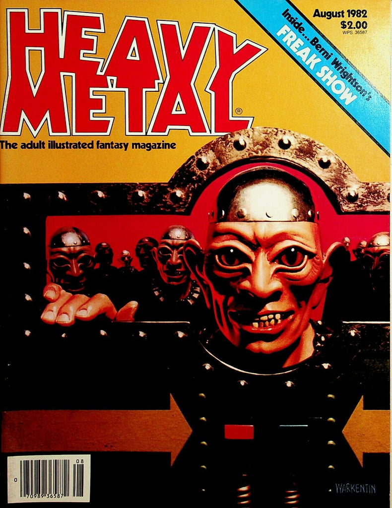 Heavy Metal Magazine Freak Show August 1982 082820lm-ep