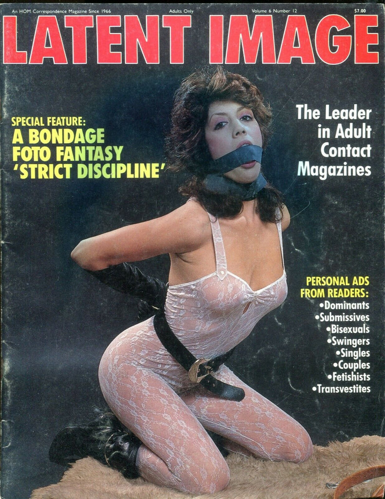 Latent Image Contact Magazine Bondage Foto Fantasy vol.6 #12 1987 112319lm-ep