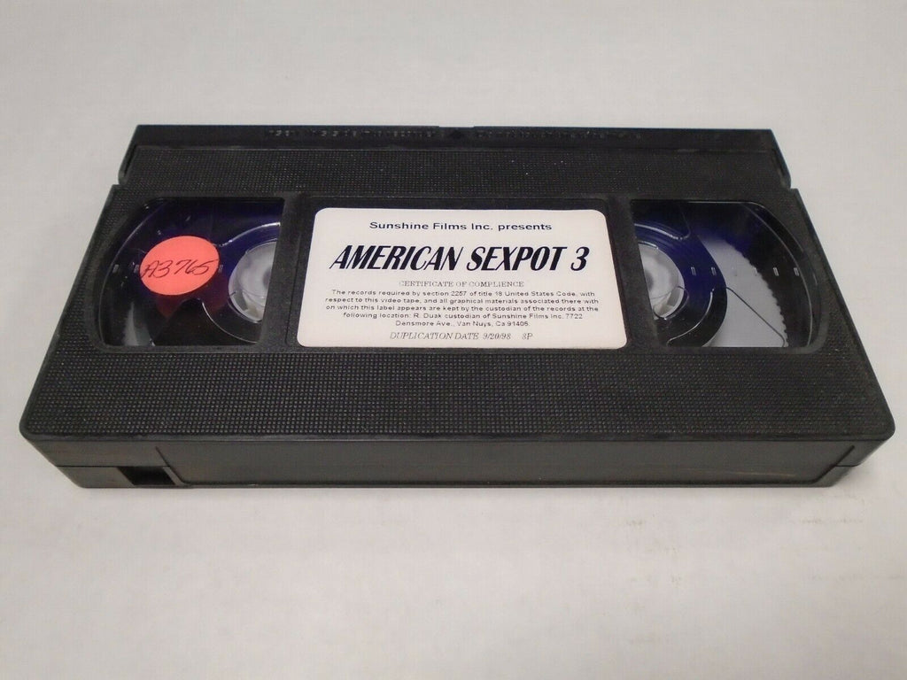 American Sexpot 3 Sunshine Films 1998 Adult VHS 041819AMP2