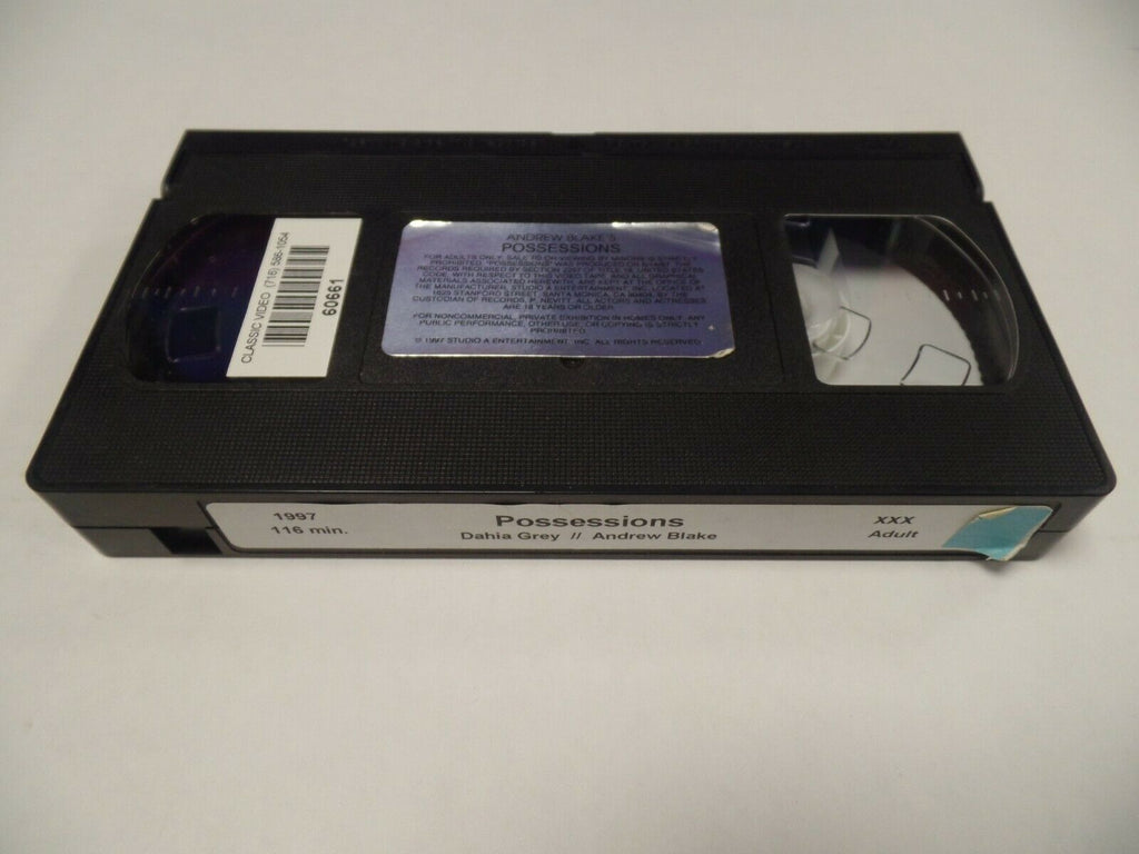Possessions Dahia Grey Andrew Blake 1997 116mins Adult VHS 022719AMP3