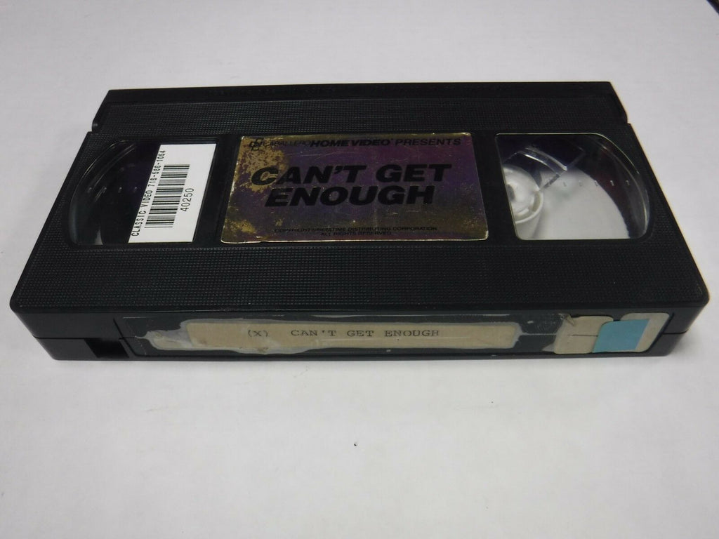 Can't Get Enough Chelsea Blake Amber Lynn 1985 81mins Adult VHS 123118AMP