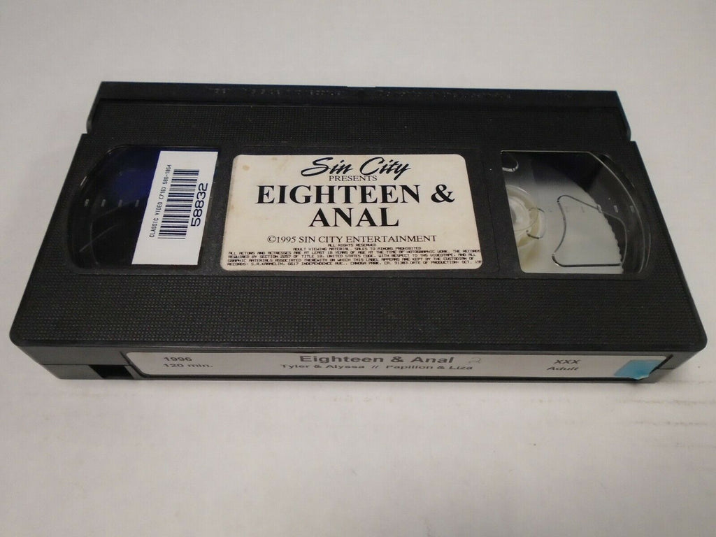 18 & Anal 1995 Sin City Ent Tyler Alyssa 1996 120mins Adult VHS 042319AMP3