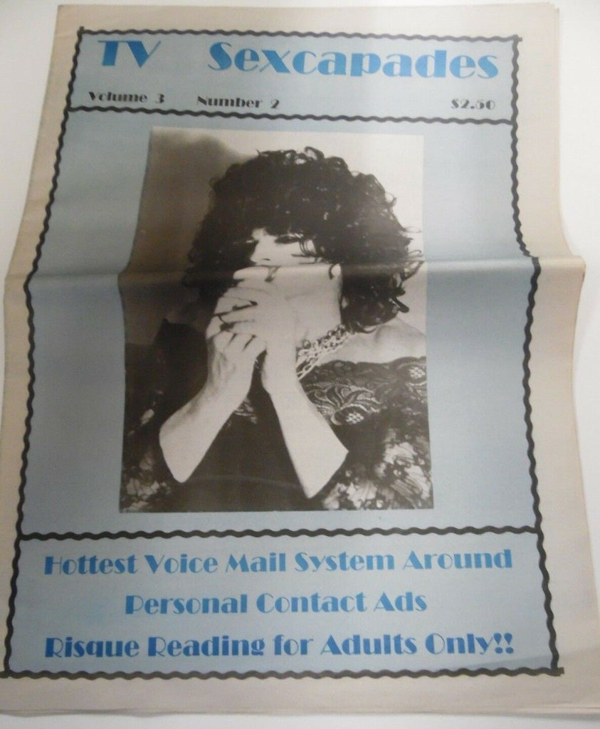 TV Sexapades Crossdresser Newspaper Transformation vol.3 #2 1993 112718lm-ep