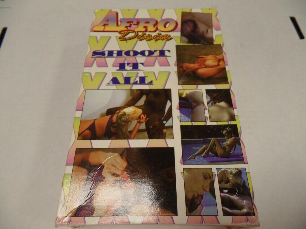 Afro Disia Shoot It All Adult VHS 060319AMP2