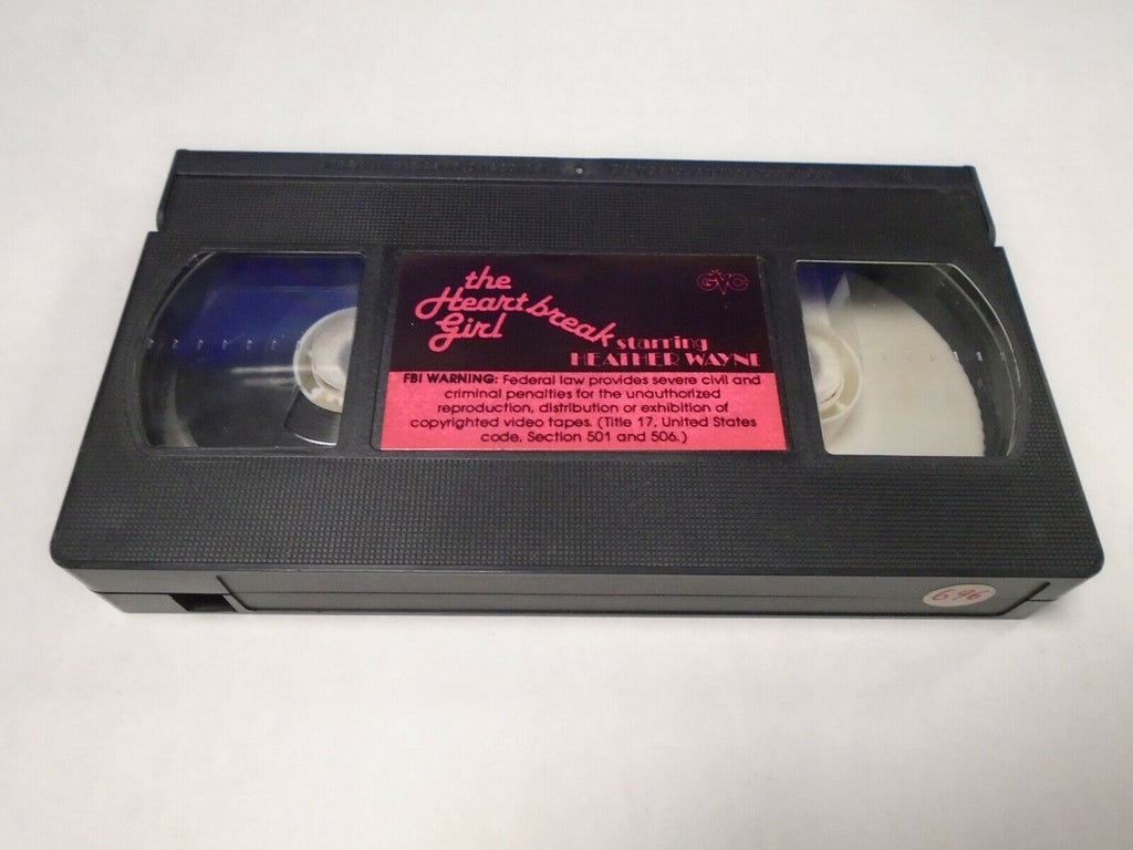 The Heartbreak Girls Heather Wayne Gina Valentino Adult VHS 061119AMP