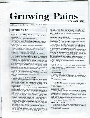 Growing Pains Fetish Newsletter December 1987 082118lm-ep2