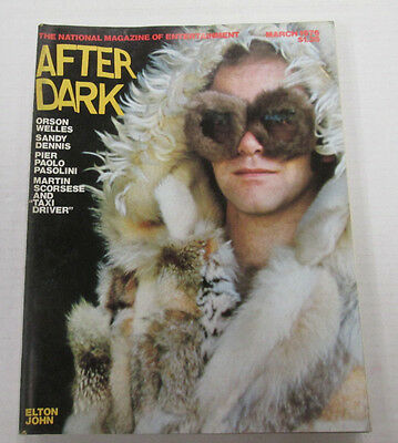 After Dark Adult Magazine Elton John March 1976 vg 101814lm-ep