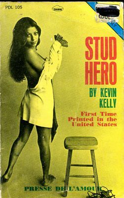 Stud Hero Adult Novel by Kevin Kelly 1970 030318lm-ep