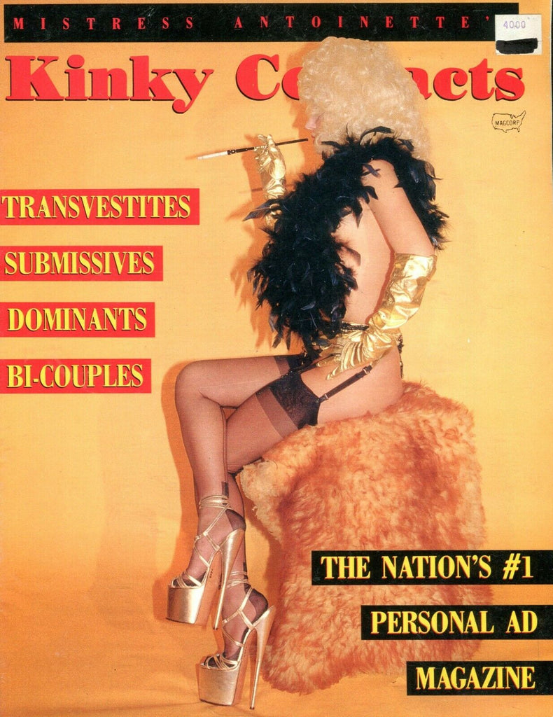 Mistress Antoinette's Kinky Contacts Magazine vol.10 #4 1989 073019lm-ep