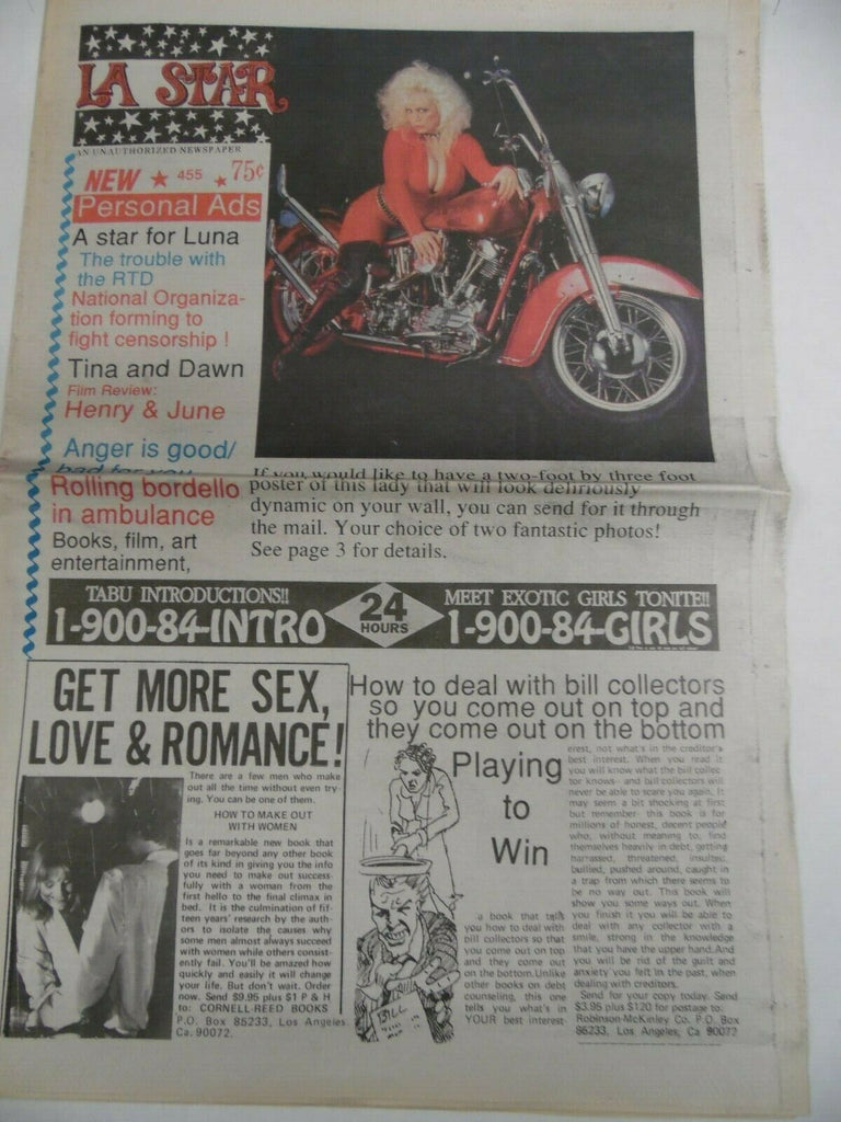 LA Star Newspaper A Star For Luna #455 1990 042919lm-ep3