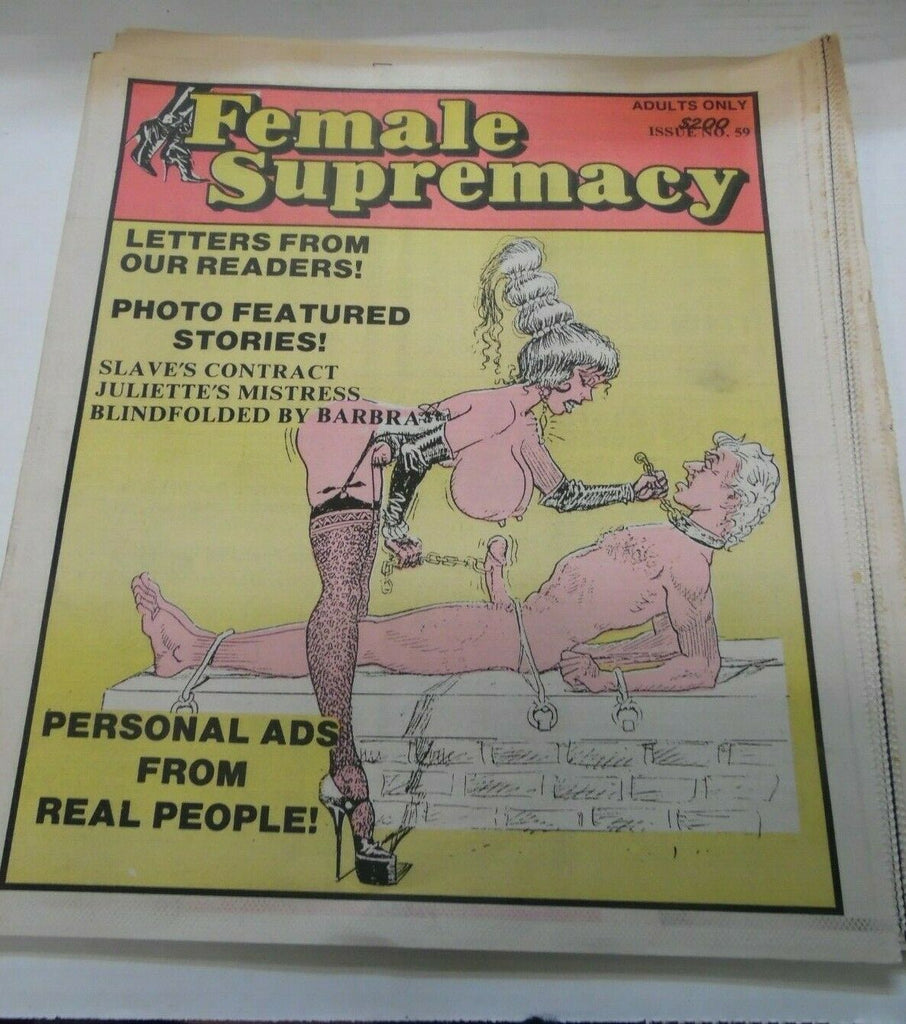 Female Supremacy Newspaper Juliette's Mistress #59 013020lm-ep