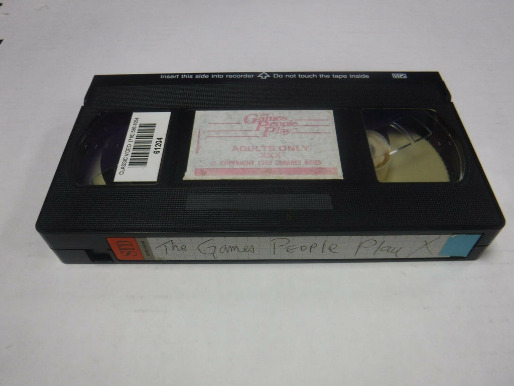 The Games People Play 1989 Cabaret Video Adult VHS 010219AMP