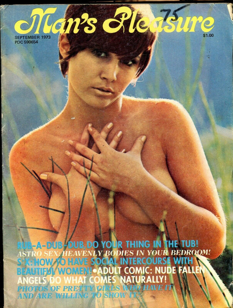 Man's Pleasure Magazine Cover Girl Carol September 1973 070419lm-ep
