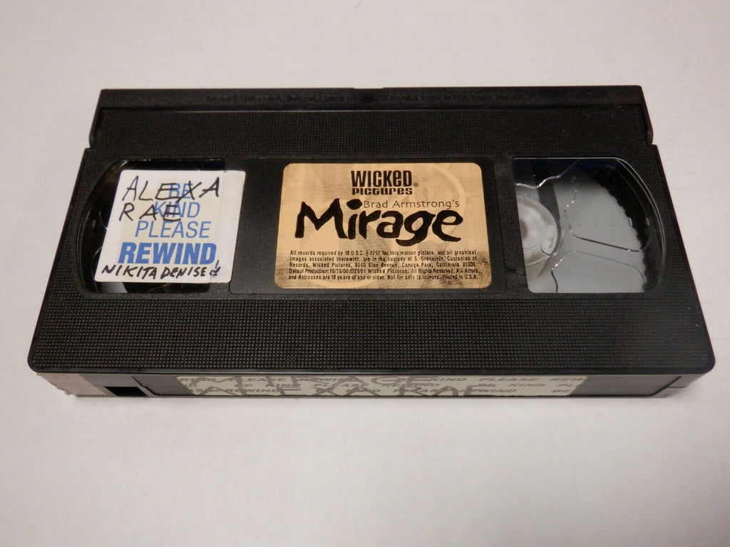 Brad Armstrong's Mirage Wicked Pictures Adult VHS 123019AMP3