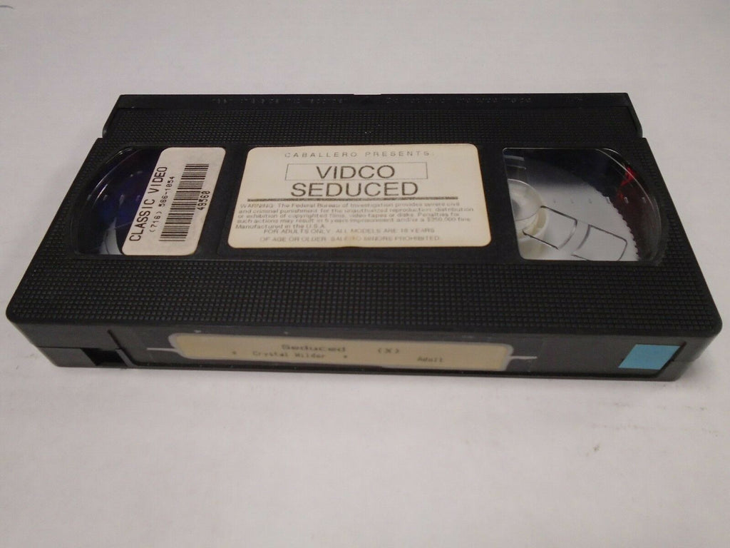 Seduced Crystal Wilder Caballero Vidco Adult VHS 020219AMP
