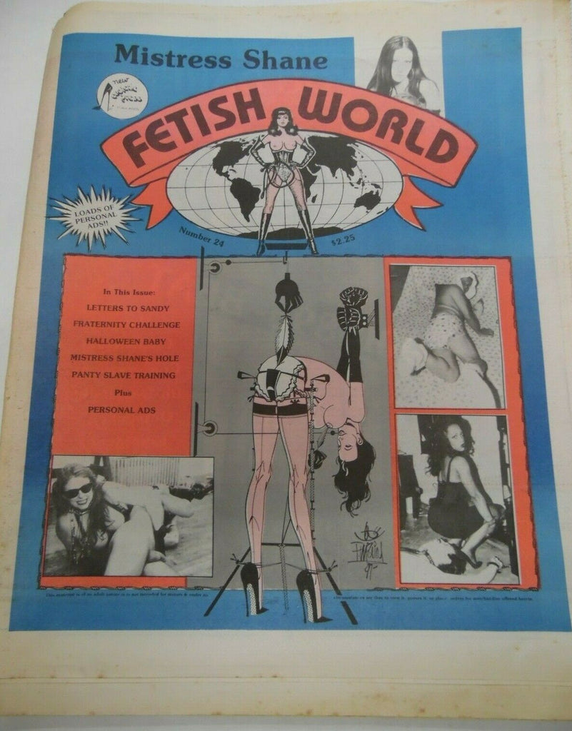 Fetish World Newspaper Mistress Shane #24 1992 121219lm-ep