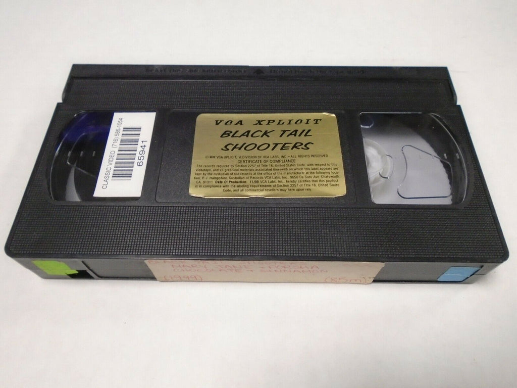 Black Tail Shooters Mary Jane Porsha 1999 85mins Adult VHS 032519AMP