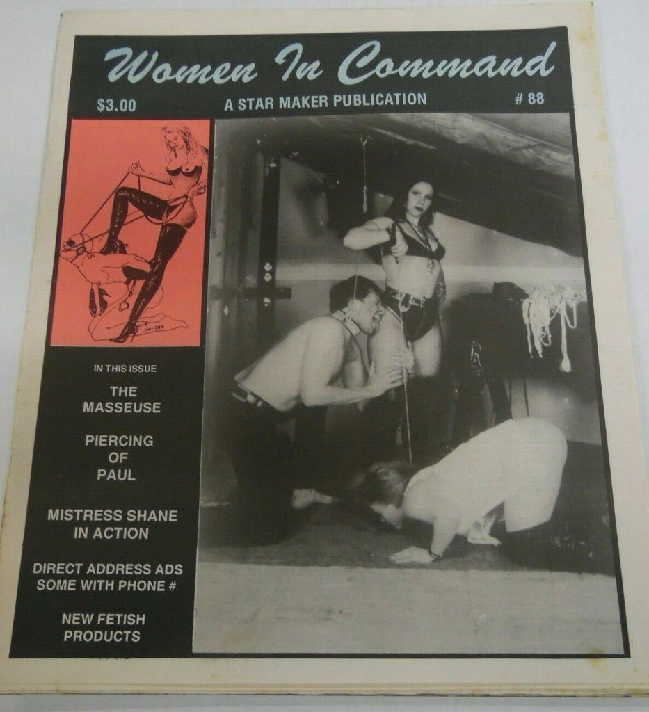 Women In Command Newspaper Mistress Shane #88 1995 121619lm-ep