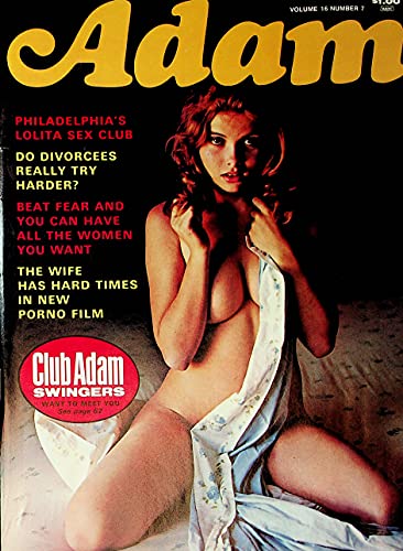 Adam Men's Magazine Covergirl Fawn Faurote vol.16 #7 July 1972