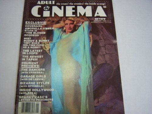 Adult Cinema Review Magazine "Covergirl Amorella Amber the Blonde Goddess" January 1982