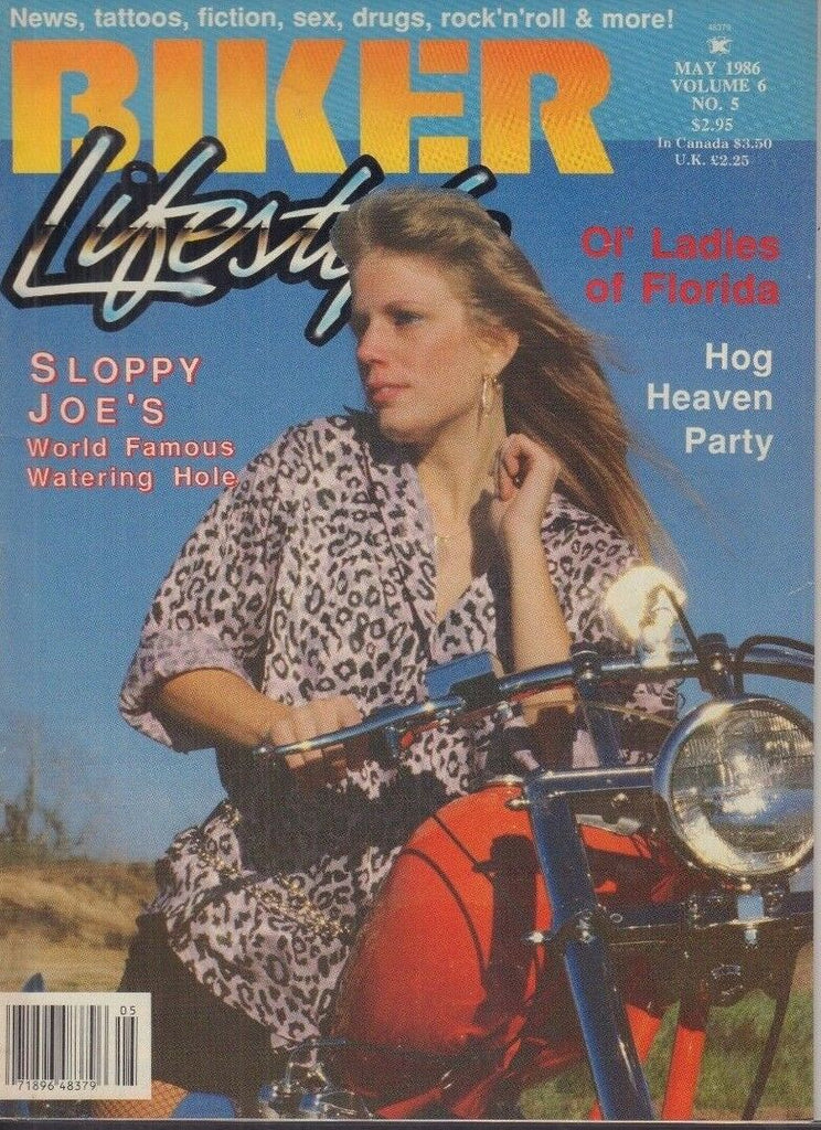 Biker Lifestyle Magazine Sloppy Joe's Hog Heaven Party May 1986 061218REP