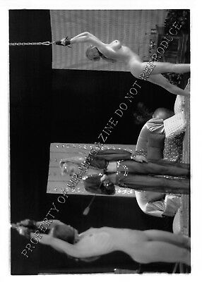 Adult Vintage B&W Photo 5x7 HOM Bondage Sexy Lesbian Bound & Dominated 165HZ