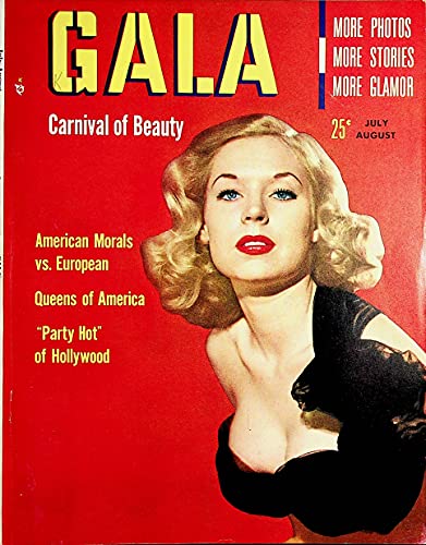 Gala Carnival Of Beauty Men's Magazine Queens Of America July 1950