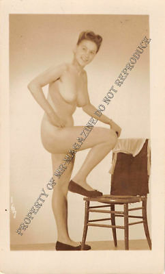 Adult Vintage B&W Photo 2.5x4 Sexy Pin Up Lesbians Undressing Strip Tease 47HR