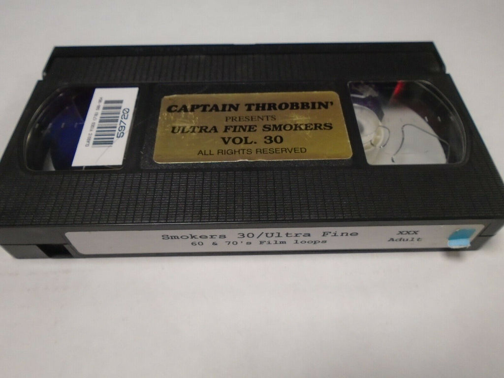 Captain Throbbin Ultra Fine Smokers Vol 30 Adult VHS 021319AMP2