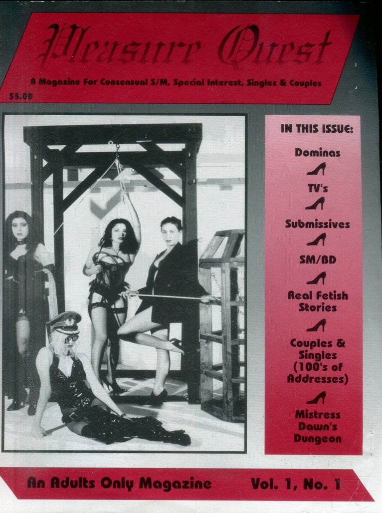 Pleasure Quest Contact Fetish Magazine vol.1 #1 011519lm-ep2