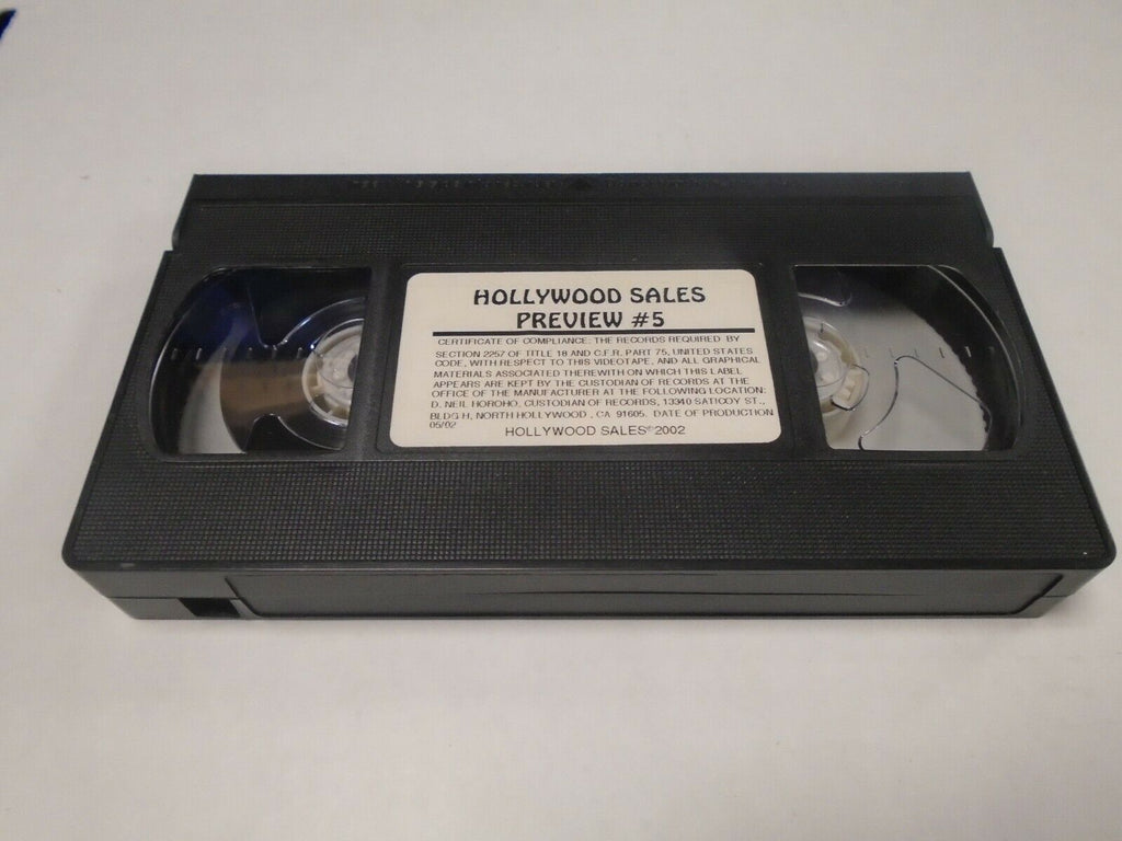 Hollywood Sales Preview #5 2002 Gay Male Adult VHS 071719AMP