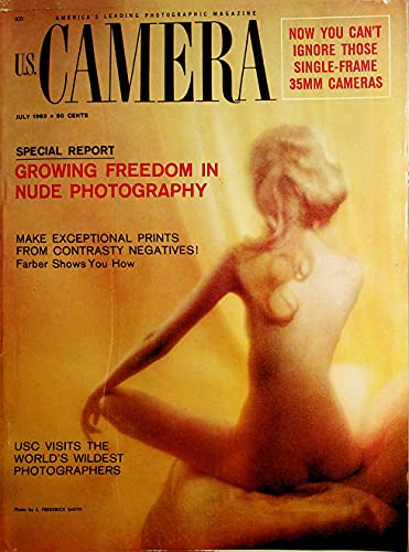 U.S. Camera Magazine Growing Freedom In Nude Photography July 1963