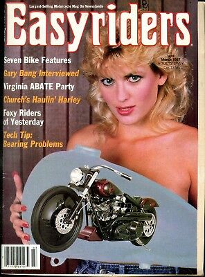 Easyriders Magazine Church's Haulin' Harley March 1987 020618lm-ep
