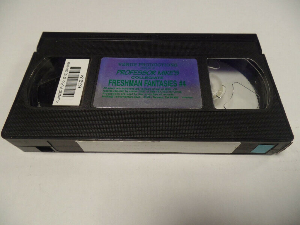 Collegiate Freshman Fantasies #4 Professor Mike's 1997 Adult VHS 022719AMP