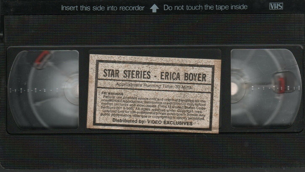 Star Series Erica Boyer 30mins Video Exclusives Adult VHS 021720AMP2