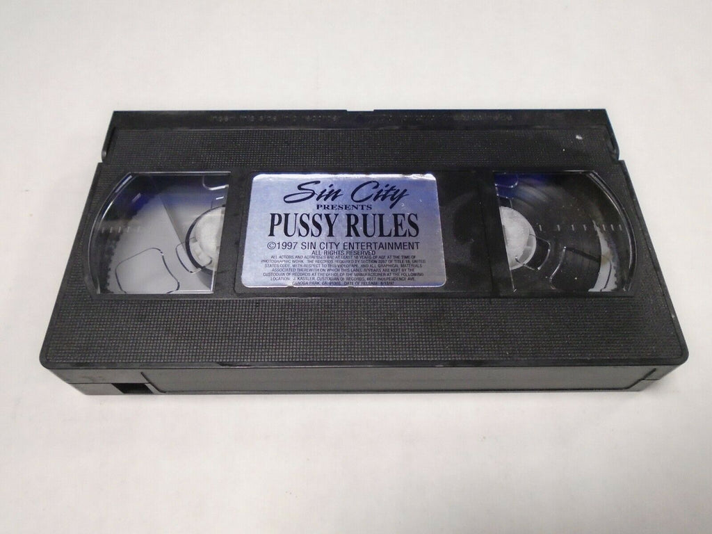 Pussy Rules 1997 Sin City Entertainment Adult VHS 031219AMP