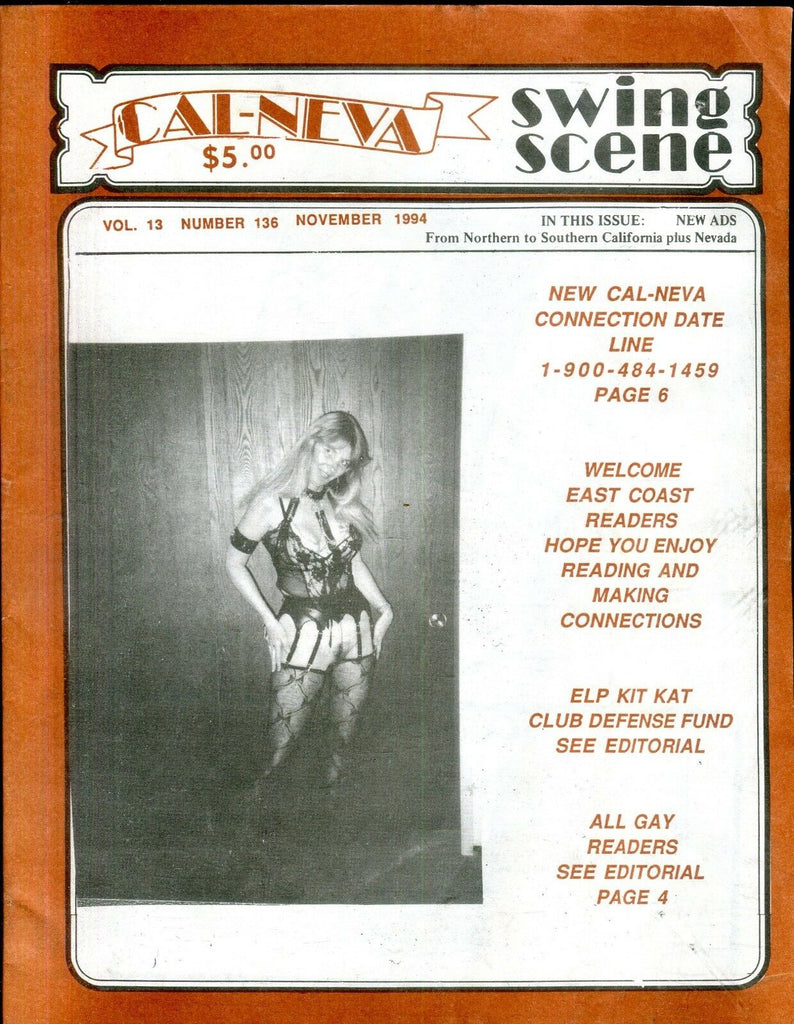 Cal-Neva Swing Scene Contacts Magazine November 1994 112618lm-ep