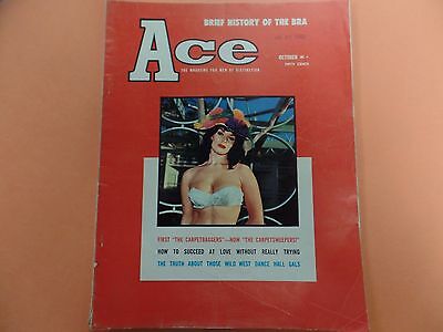 Ace Busty Magazine Joan Brennan October 1962 051016lm-ep - Used