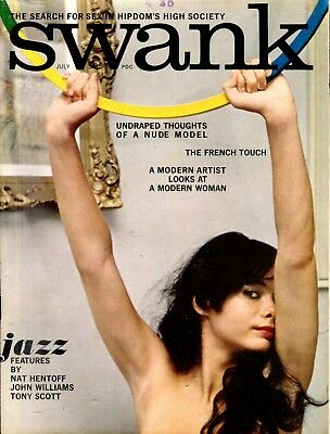 Swank Vintage Magazine Polly Maguire /Annie Andrews July 1961 061618lm-ep