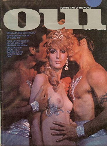 OUI Adult Magazine April 1974 Ursula in Bed with Fabio
